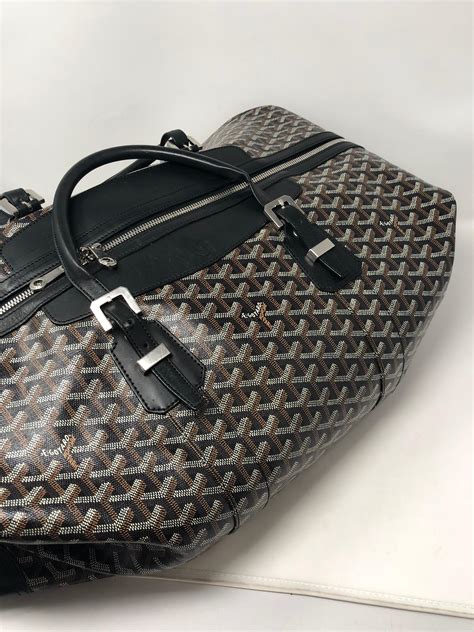 goyard grey duffle bag|2020 goyard 55 duffle bag.